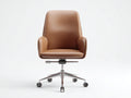 Computerstuhl-Stoff-Metall-63×66×91 cm-Hellblau/Schwarz-helles Karodesign mit Rollen fürs Arbeitszimmer
