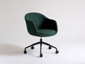 Ergonomischer Computerstuhl aus Netzstoff 66×65×97–107 cm – Hellgrau Weiß – höhenverstellbar fürs Arbeitszimmer